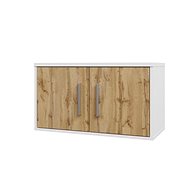 Cheapest furniture Cupboard extension NEJBY GIANNI with door, white, oak wotan - Cabinet