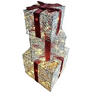 Outdoor LED Christmas Gift Set, Silver - Christmas Lights