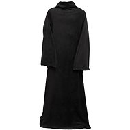 Verk Fleece TV blanket with sleeves Snuggie 180 × 140 cm, black - Wearable Blanket