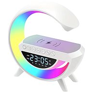 GGV Multifunctional RGB Smart LED Night Light with 15W QI Charger and Bluetooth Speaker - Decorative Lighting