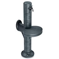 PROSPERPLAST Garden post with tap Freze granite - Garden Watering Post