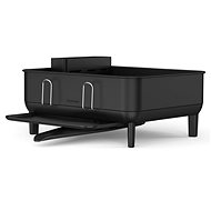 Simplehuman Compact, black steel frame, black plastic, FPP - Draining Board