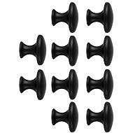Ruhhy 25679 Nábytkové úchytky 30 mm, 10 ks, černé - Grip Handle