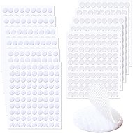 Ruhhy 25884 Self-adhesive Velcro - white wheels 18 mm, 250 pcs - Velcro Fastener