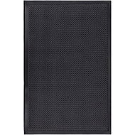 Ruhhy 26185 Entrance cleaning mat 3D, 90 × 60 cm, black - Doormat