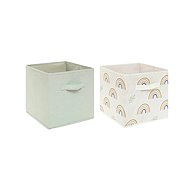 Atmosphera Fabric boxes Rainbow 2 pcs - Storage Box