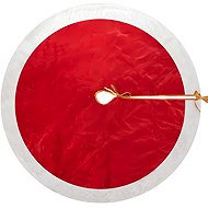 Ruhhy 22221 Christmas tree blanket 90 cm, red and white - Christmas Tree Mat
