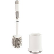 Ruhhy 25881 Silicone toilet brush, white - Toilet Brush