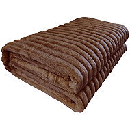 4sleep Microplush blanket 160 × 200 cm Viola, brown - Blanket