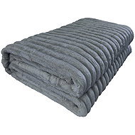 4sleep Microplush blanket 160 × 200 cm Viola, grey - Blanket