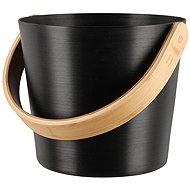 RENTO Sauna bucket aluminium 5 l, black - Sauna Bucket