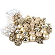 Verk 26011 Set of Christmas decorations 100 pcs, gold - Christmas Ornaments