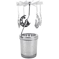 APT AG712D Christmas rotating candle holder, silver - Christmas Decoration