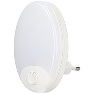 Garsaco Night light for socket with switch 1 W, GSC, white oval, warm light colour - Night Light