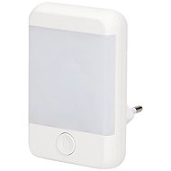 Garsaco Night light for socket with switch 1 W, GSC, white rectangle, warm light colour - Night Light