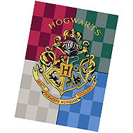 CARBOTEX Fleece blanket 140 × 100 cm, Harry Potter - Hogwarts - Blanket