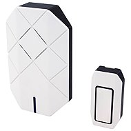 Garsaco Battery operated GSC wireless doorbell - set 1 button and 1 receiver, white - Doorbell