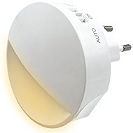 Entac Night light for socket with dusk sensor and switch, 0.8 W, daylight colour - Night Light