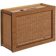 Ruhhy 24602 Wooden savings box with challenge - Piggy Bank