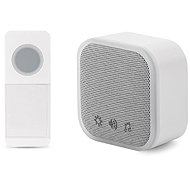 Entac Wireless battery doorbell + button, without socket, white - Doorbell