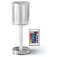 Verk 12305 Crystal LED table lamp, RGB, touch panel, remote control - Decorative Lighting