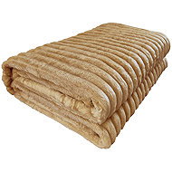 4sleep Microfleece blanket 220 × 200 cm Viola, hazelnut - Blanket