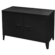 DOCHTMANN Metal chest of drawers, black, 100 × 40 × 53 cm, industrial - Cabinet