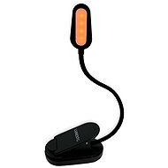 Lunesto LED Reading Lamp without blue component with CLIP-ON, black - Clip On Light