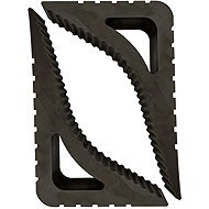 HomeLife Door and window stopper STOPPER 2 pcs, brown - Doorstop