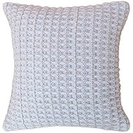 Raavi Handwoven natural wool and cotton pillow - Pillow