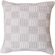 Raavi Handwoven natural cotton and wool pillow - Pillow