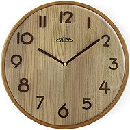 PRIM Wooden design clock Natural Veneer - brown/light brown - Wall Clock