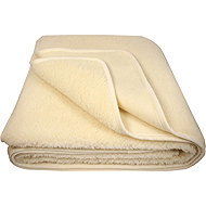 4sleep Sheep wool blanket Natur 140 × 200 cm, summer - Blanket