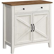 Vasagle Kitchen cabinet Pigo 80 cm white/brown - Cupboard