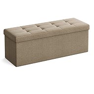 Songmics Taburette Soor with storage space brown - Ottoman