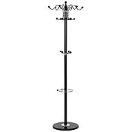 ModernHome VKY-6301 Clothes rack, 16 hooks, 172 cm, black - Coat Hanger