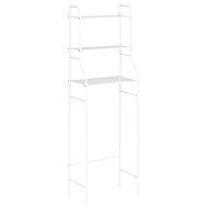 ModernHome Storage shelf with 3 shelves above the toilet 152 × 46,5 cm, white - Bathroom Shelf
