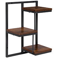 ModernHome ME-ATS05 Wall shelf with 3 levels, dark wood - Shelf