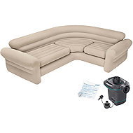 Intex 68575-66640 Inflatable corner sofa with pump 257 × 203 × 76 cm - Inflatable Chair