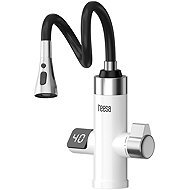 Teesa TSA4112 Faucet with electric water heater and digital display, 3000 W, white - Water Heater Faucet