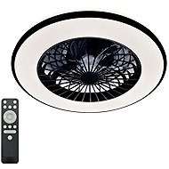Kobi Light LED ceiling light with fan VENTELUX 48 W + 15 W, 3CCT, black - Fan