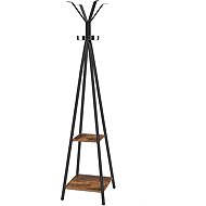 Vasagle Hesari hallway hanger, black-brown - Coat Hanger