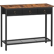 Vasagle Console table Mijone 100 cm, brown-black - Console Table