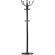 ModernHome GH-8010 Standing clothes rack with base, metal, black - Coat Hanger