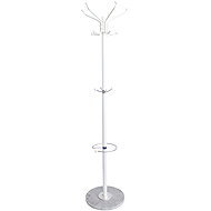ModernHome GH-8014 Clothes and umbrella rack, marble base, white - Coat Hanger