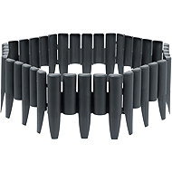 Plonos PL-961 Garden plastic curbs, flexible 2,2 m, grey - Lawn Edging