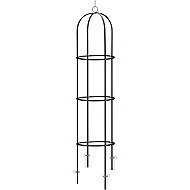 Plonos PL-992 Garden metal support for climbing plants 200 cm, black - Plant Support