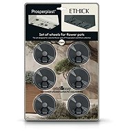 Prosperplast Set of ETHICK planter wheels - 6 pcs, TSW6 - Plinth