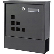 ModernHome HPB2210K-GS Mailbox made of galvanized steel, anthracite - Mailbox