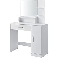 ModernHome PWJJDT0012 Dressing table with mirror 90 × 40 × 137,5 cm, white - Dressing Table
